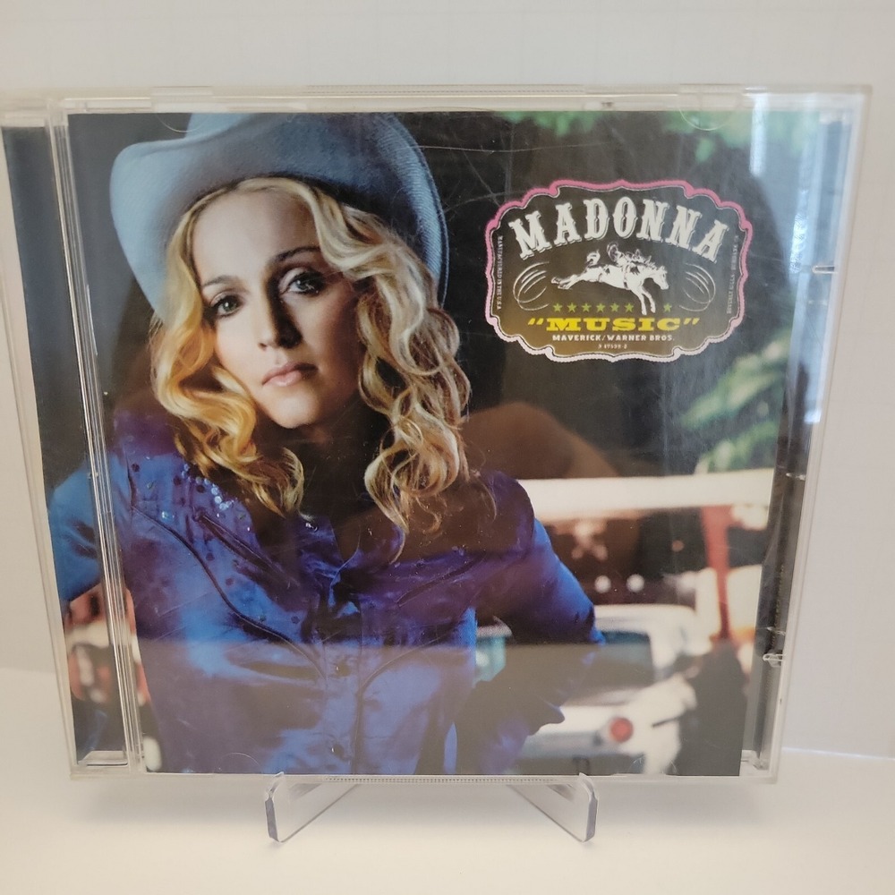 Madonna Music CD 2000 Warner Bros Maverick Album 093624759829 Dance Pop